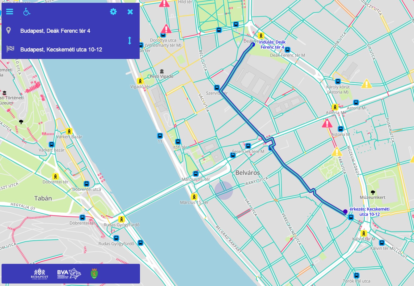 university route planning